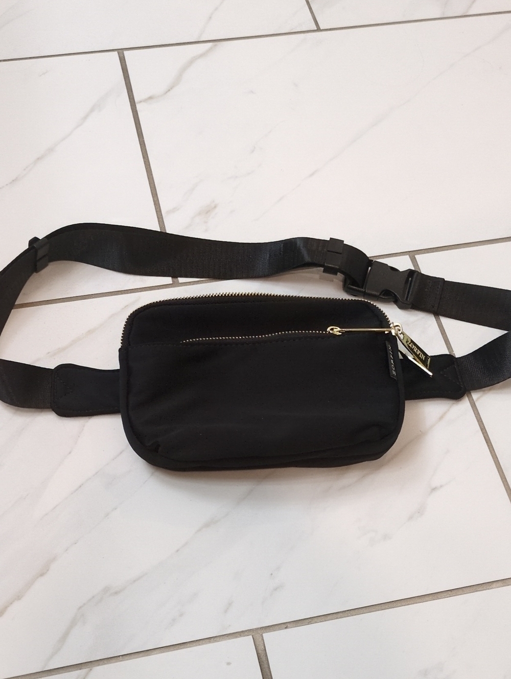 Black Crossbody Belt Bag - Brand Zorfin
